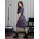 Women's dress too Blessed to be Stressed, size 54, brown color
