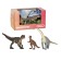 Konik dinosaurs set: Brachiosaurus, tyrannosaurian cub, allosaurus