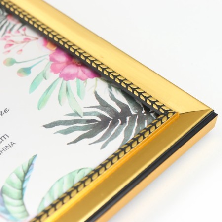 Photo frame plastic 13x18 cm "Kosichka" gold 20.3x15.3 cm-4