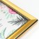 Photo frame plastic 13x18 cm "Kosichka" gold 20.3x15.3 cm