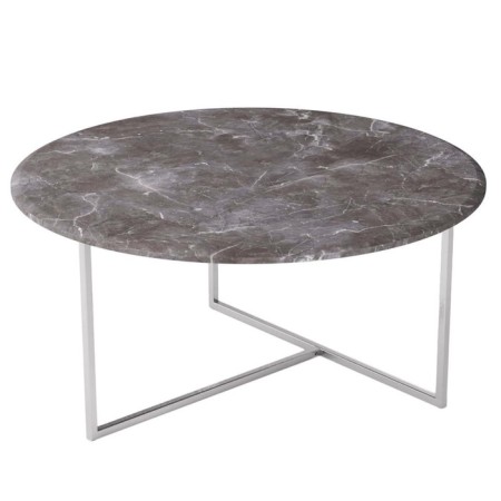 Journal table "Majore", 800 × 800 × 390 mm, MDF, color gray marble-1