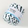 Knitted yarn secondary 90% cotton, 10% p/e, 100m/450 ± 50 g (white-green strip)