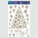 Vinyl stickers with foil "Winter Christmas tree", 30 x 50 cm, New Year