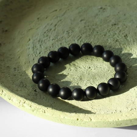 Bracelet ball No. 10 "Agate Black"