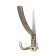 Hook furniture tundra TKT001, three -rod, bronze