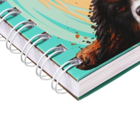 A5 sketchbook, 80 sheets on the crest on the long side "to start!", Firm cover, block 100 g/m²-2
