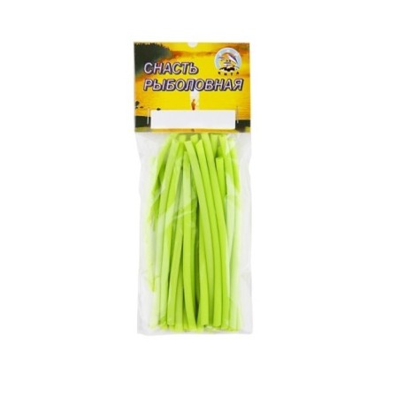Cambrick, D = 1.0x2.0 mm, 10 cm, 20 pcs, the color of the luminifier
