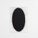 Thermal appliance "Oval", 9 × 5 cm, black color
