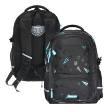 School backpack by Ergon. Spin Erich Krause Schoolline 23L 48*30*16.5 Black Style 58714