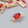 Decor for creativity Tree "clothespin with God's cow" (set 10 pcs) 2.6x1 cm