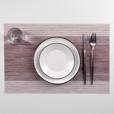 Serving napkin on the Cosmos table, 45 × 30 cm, brown color