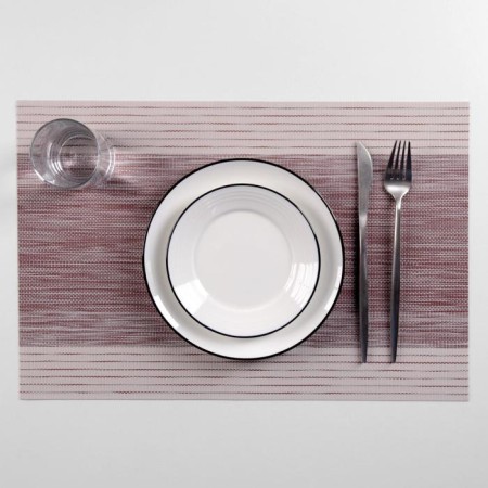 Serving napkin on the Cosmos table, 45 × 30 cm, brown color