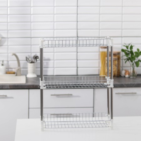 3rd section 3 sectional, 48 × 26 × 54.5 cm, color chromium