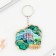 Key keychain wooden "Yekaterinburg", 5.3 x 5.3 cm
