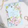 Invitation to a wedding on the eyelets "Together today and Forever", blue