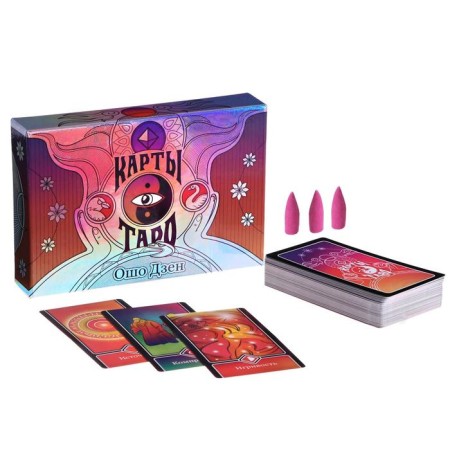 Tarot "Osho Zen", 79 cards (6x11 cm), complete with incense, 16+-1