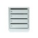 Mailing box multi -sectional, 4 sections, with the back wall, gray, Mix door