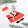 Spoon on the postcard "Happy New Year!", 3 x 14 cm