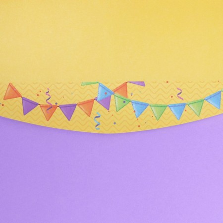 Gift envelope with the inner pocket "Happy Birthday", balls, 20 × 9.5 cm-2