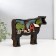Souvenir tree "Cow on the farm" 18x11.5 cm