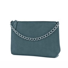 Women's bag (B2693-05141) Artificial leather + suede, gray, 1x210x20 cm