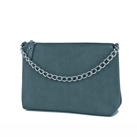 Women's bag (B2693-05141) Artificial leather + suede, gray, 1x210x20 cm