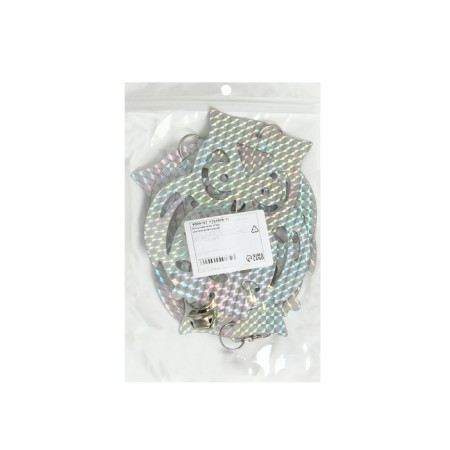 Bird replacement, reflective, “three owls with a bell”, Greengo-2