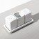 Set for spices porcelain "comfort", 4 pcs, white color