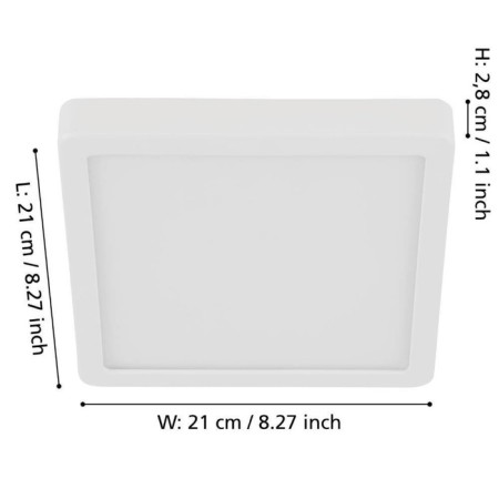 Dimming Fueva Fueva 17W Led, 3000k-3