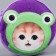 Kid cat wallet "kitty", plush, color mix
