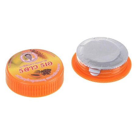 Toothpaste 5 Star Cosmetic with herbs and papaya extract, 25 g-1