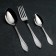 A set of cutlery "Wave", 18 items, cardboard box, silver color