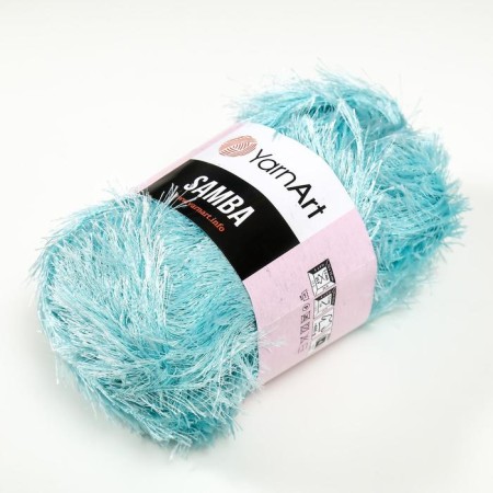 Samba yarn 100% polyester 150m/100g (22 turquoise)-1