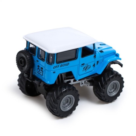 Metal machine "Big Foot", inertial, blue color-2