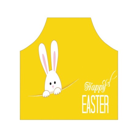 Apron kitchen with a photo print "Easter rabbit", adjustable, size OS-2