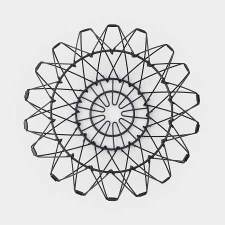 Frietal Dilan folding, 29 × 29 × 4.5 cm, black color-4