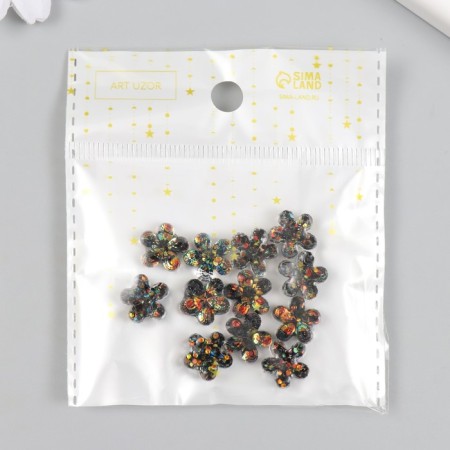 Decor for creativity Plastic "Flower Lake" Purviats 1.2x1.2 cm-3