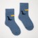 Children's woolen socks "dinosaurs", color mix, size 18
