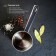 Basis stainless steel bucket, 450 ml, d = 10 cm, with a measured scale, metal handle
