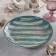 Porcelain dining Porcelain Wilmax Scratch, D = 22.5 cm, green color