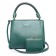 Women's bag, eco -leather, chrisbella green, 24x9x19 cm