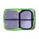 Penal 3 sections, tab inside, 140 x 210 x 40 mm, fabric, calligrata top Block "Dinosaur"