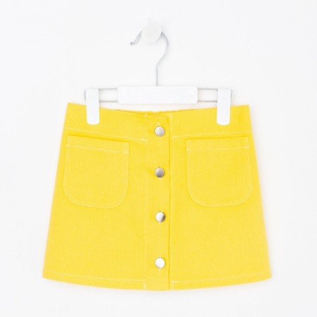 Children's skirt KAFTAN, size 34 (122-128 cm), yellow color-6