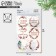 Paper stickers “Happy New Year”, for gifts, 9 x 16 cm, new year