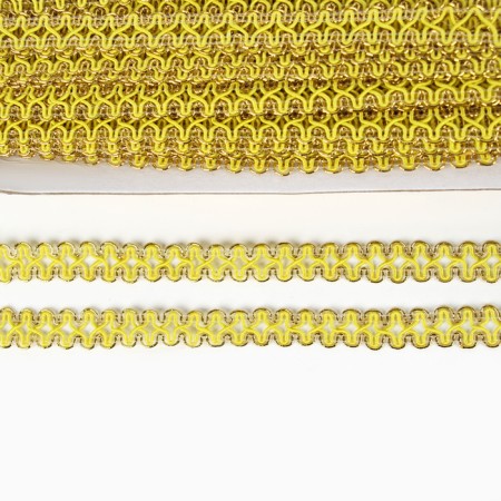 Board braid, with gold along the edge, 1.5 cm, 50 m each-2