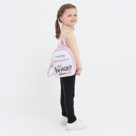 Baby backpack on lightning, lilac color-2