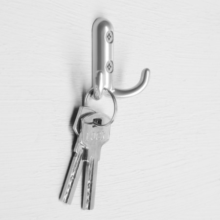Tundra-lick hook, No. 14, chromium color, 1 pc.-1