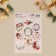 Paper stickers "Gift for you", for gifts, 14 x 21 cm, New Year
