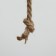 House for cats with a claw of a round, jute, 35 x 35 x 64 cm, beige