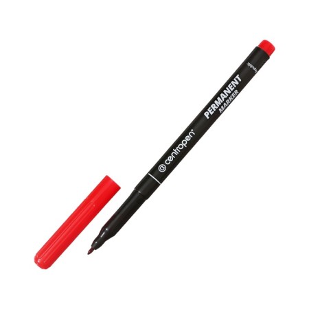 Permanent marker 2.0 mm centropen 2536, line 1 mm, red color, light -resistant-2